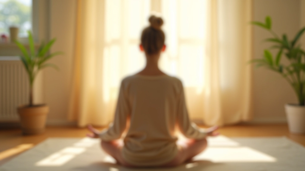Ruhiger Meditationsraum mit natürlichem Licht und friedlicher Atmosphäre